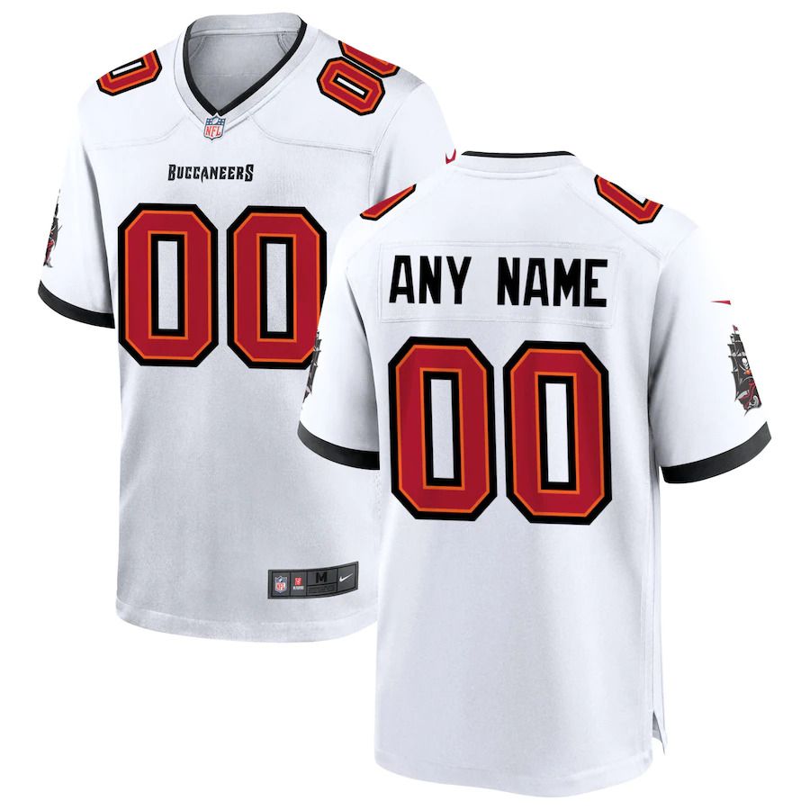 Men Tampa Bay Buccaneers White Nike Custom Game NFL Jersey